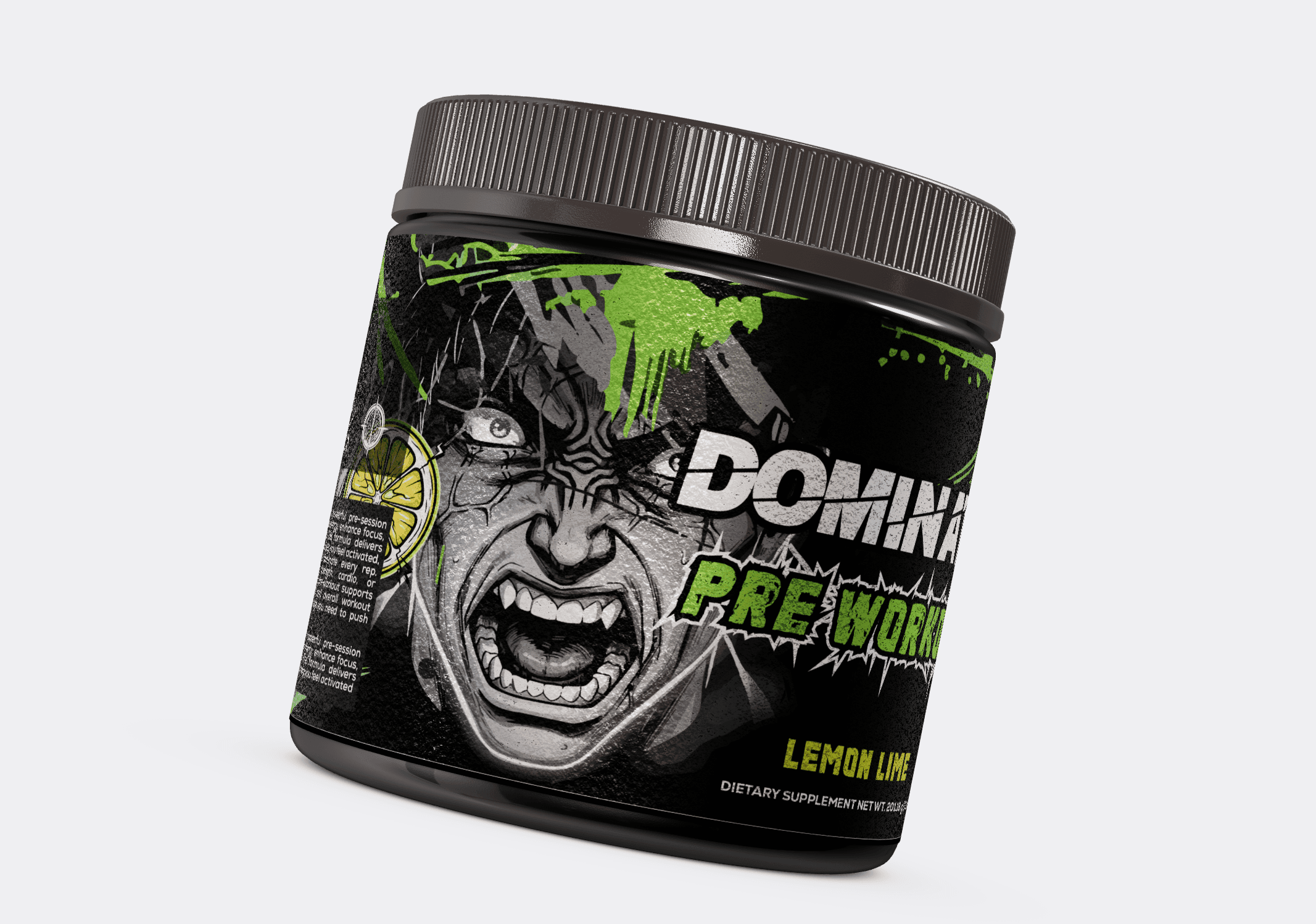 Dominate — Pre-Workout Label Concept gallery image 4